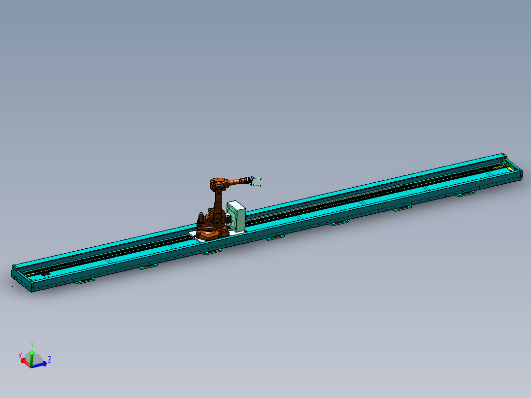 ABB机器人加导轨