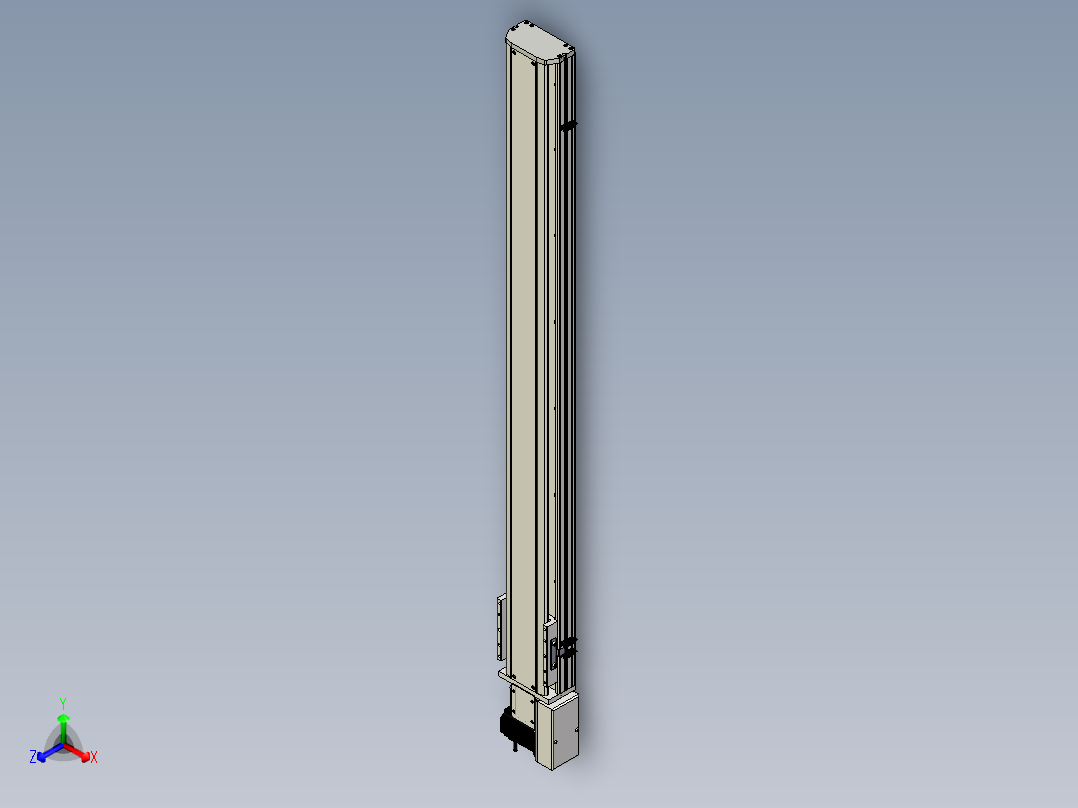 Toyo东佑达直线模组-ETB14-R-1200主视图