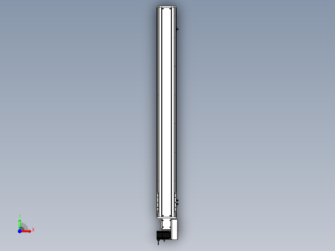 Toyo东佑达直线模组-ETB14-R-1200前视图