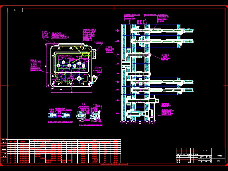 Q266-攻螺纹组合机床的多轴箱设计