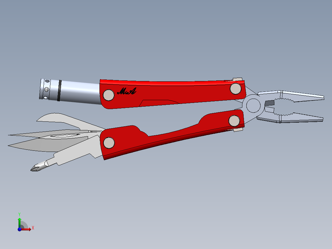 钳子 (32)前视图