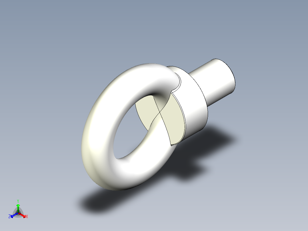 吊模栓CHII-3D多系列多零件图纸模型正等轴测图
