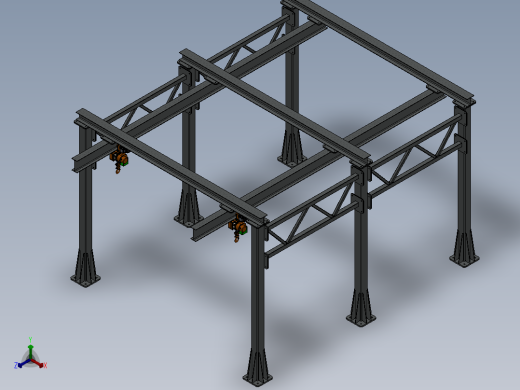 航吊式起重机设计模型