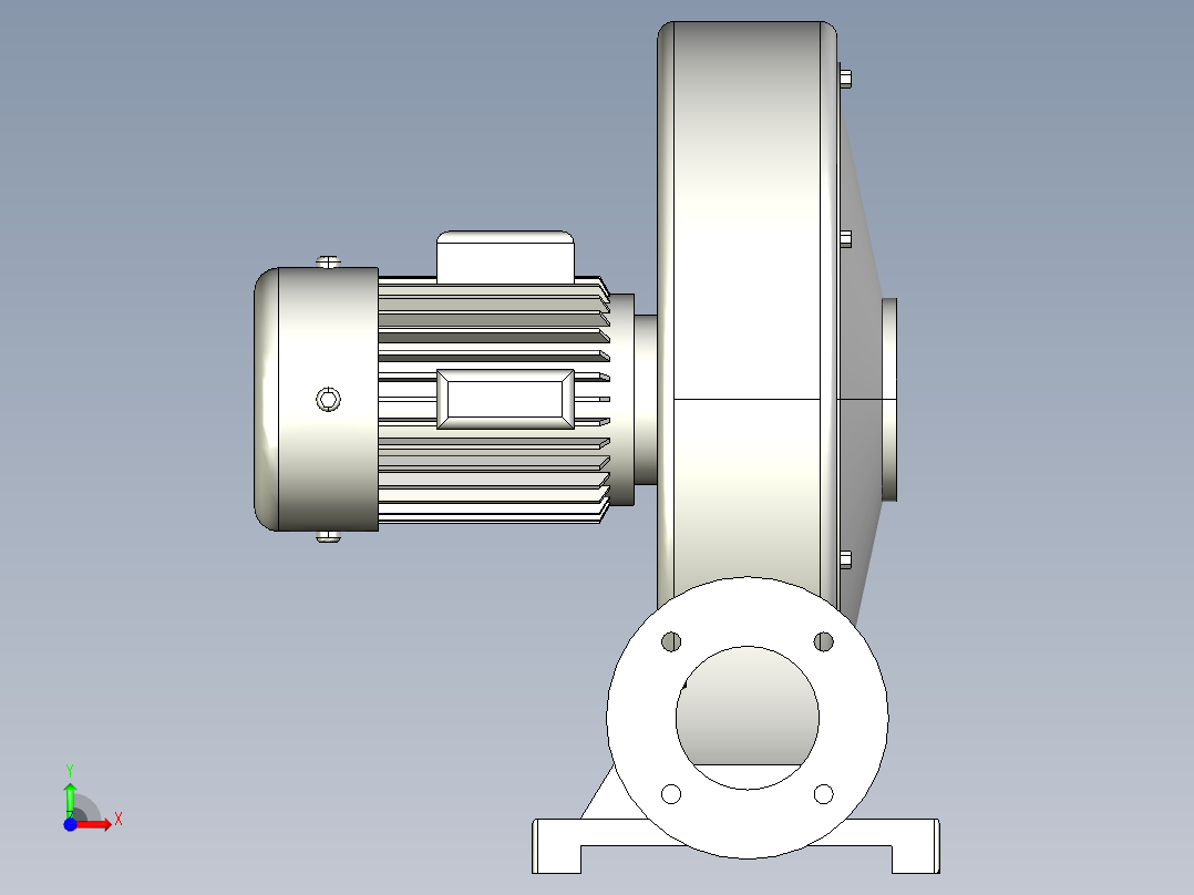 CZ中压风机_CZ中压风机-CZ-250前视图