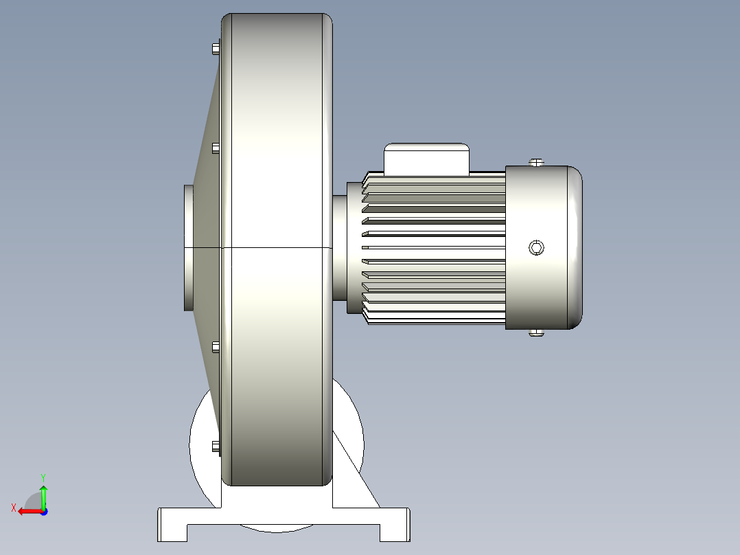 CZ中压风机_CZ中压风机-CZ-250后视图