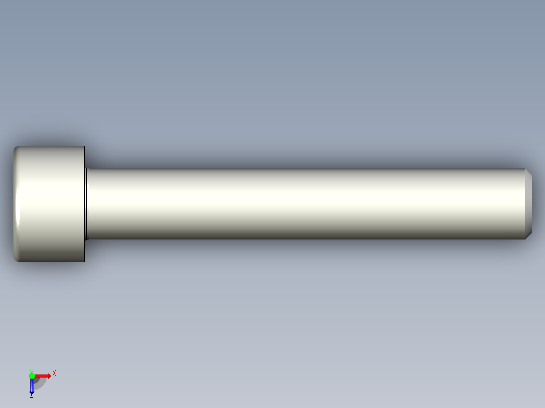 螺钉-DIN_912-M8x50.stp俯视图