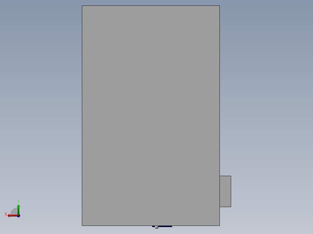 旋转式测量设备后视图