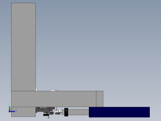 旋转式测量设备左视缩略图