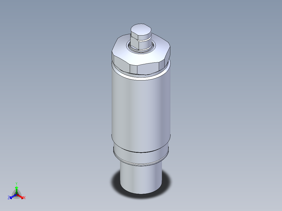 KOSMEKLD0262-Q多系列多零件图纸模型主视图