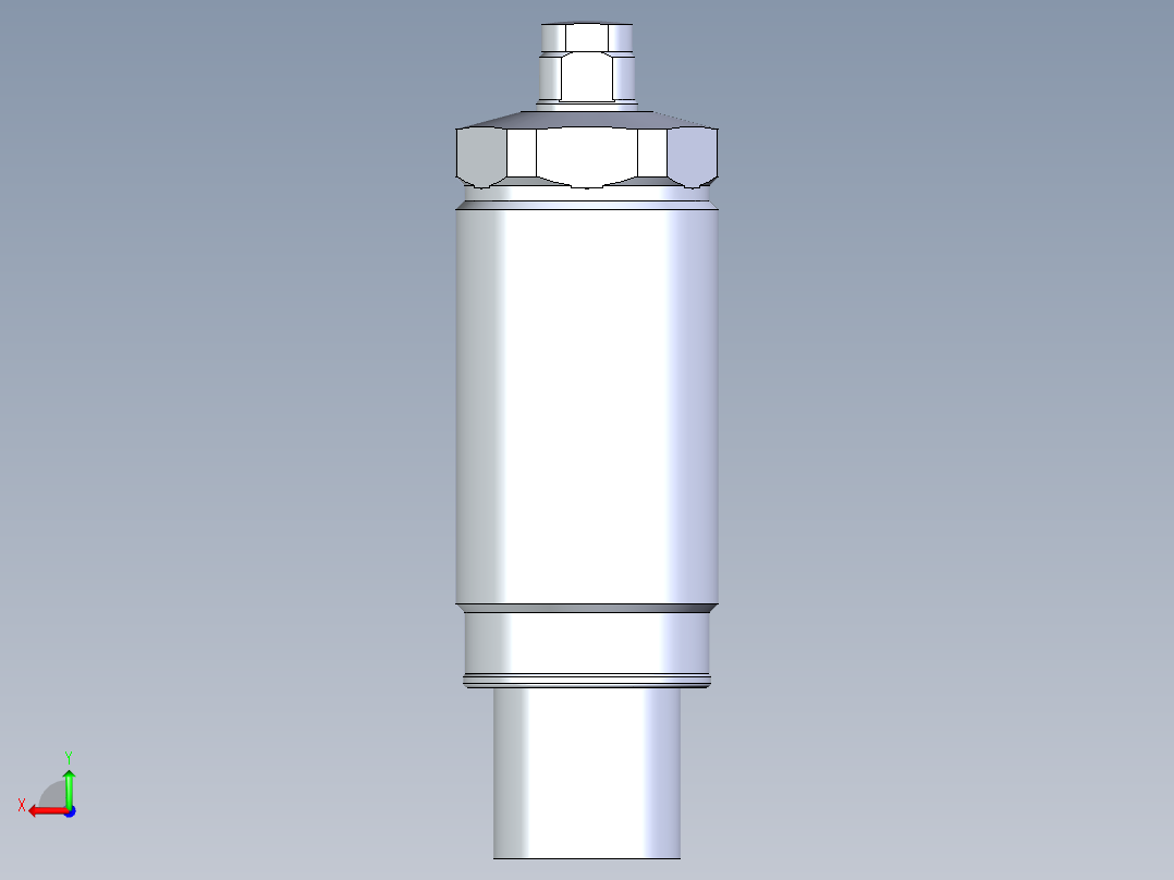 KOSMEKLD0262-Q多系列多零件图纸模型后视图