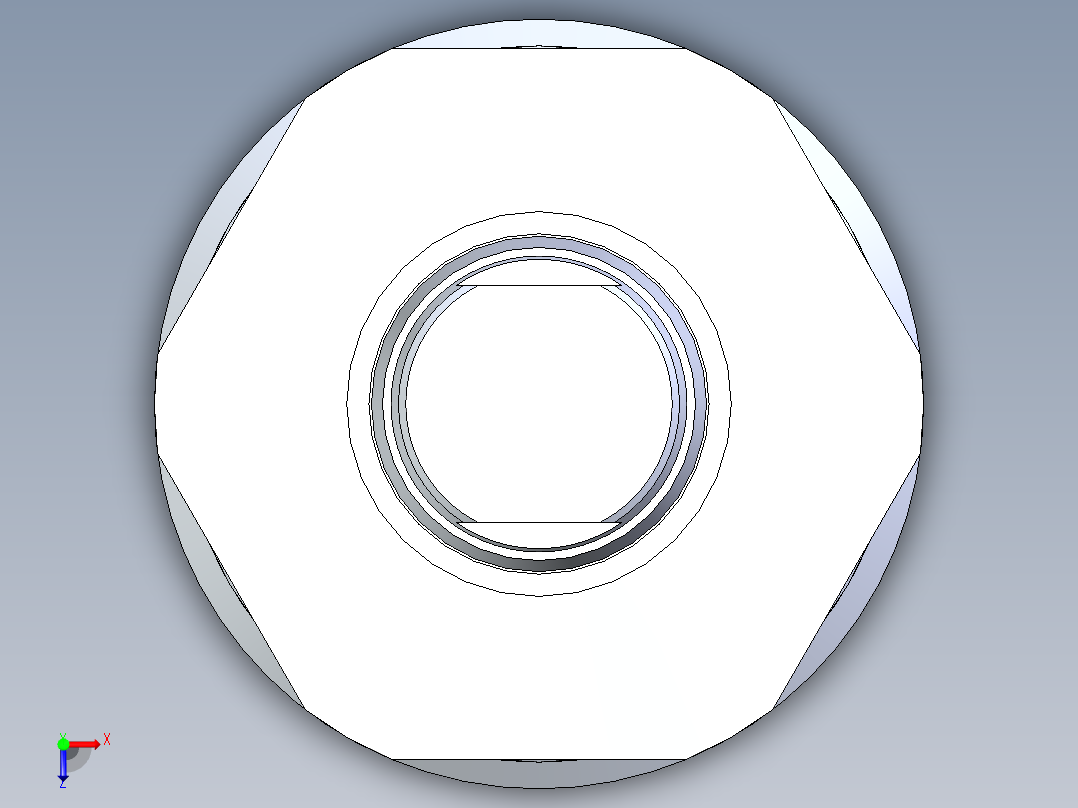 KOSMEKLD0262-Q多系列多零件图纸模型俯视图