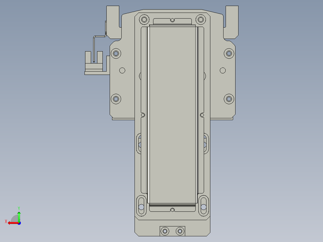 半封闭丝杆滑台MT100BS.L#.1050.BM.P20.C3后视图