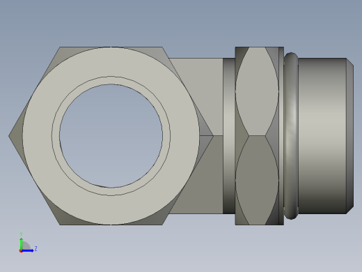 卡套式工业通用硬管接头16_s5bu-s左视缩略图