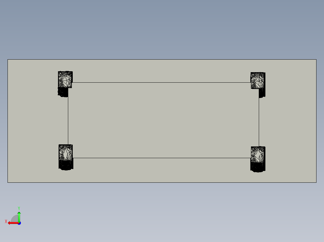 wall-console-rosie-rosa-梳妆台后视图