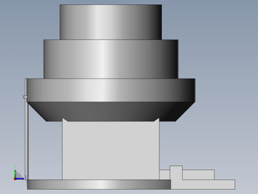 有机肥加工生产用多级筛分装置左视缩略图