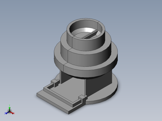 有机肥加工生产用多级筛分装置正等轴测缩略图