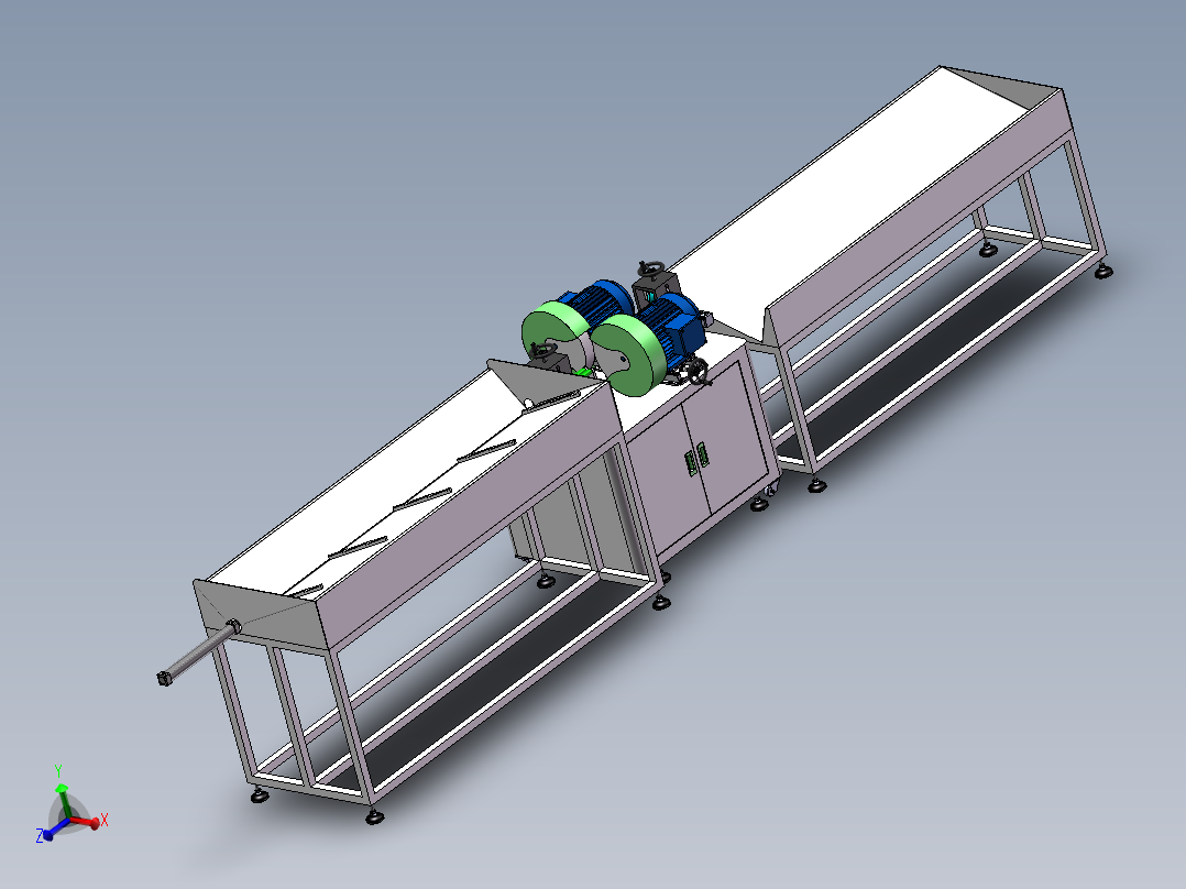 管材(钢管)自动抛光机模型