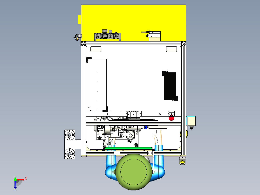 保持力、调节力-纵向俯视图