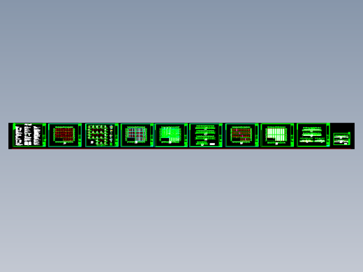 远达石材公司钢结构工程CAD