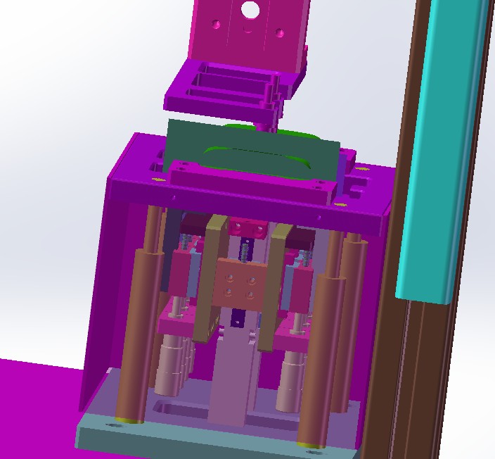 手机后盖自动检测-除静电、贴膜机step