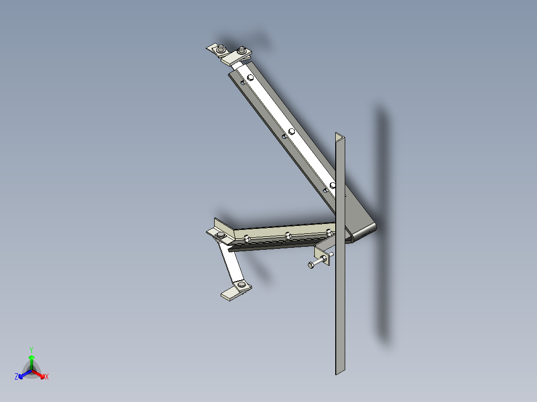 TD75型带式输送机空段清扫器 TD2E0