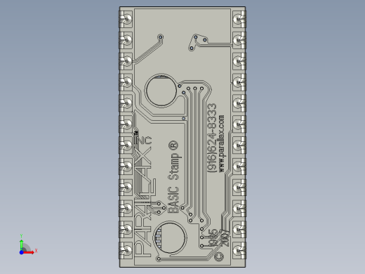 电路板 STP PROE前视缩略图