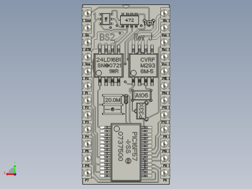 电路板 STP PROE后视缩略图
