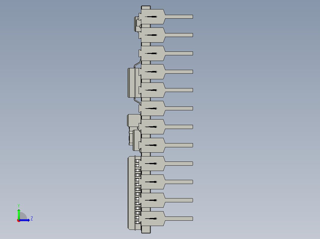 电路板 STP PROE左视图