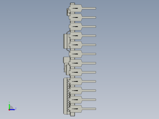 电路板 STP PROE左视缩略图