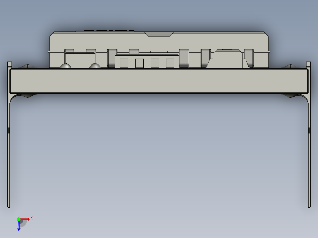 电路板 STP PROE俯视图