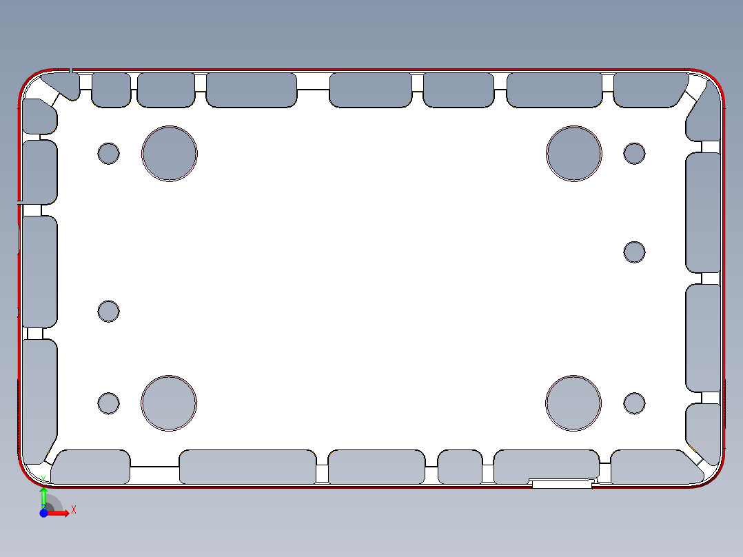 Z581C-笔记本CNC工装夹具三维模型CNC4-0723前视图