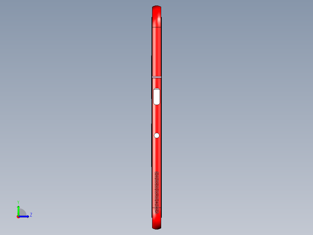 Z581C-笔记本CNC工装夹具三维模型CNC4-0723左视图