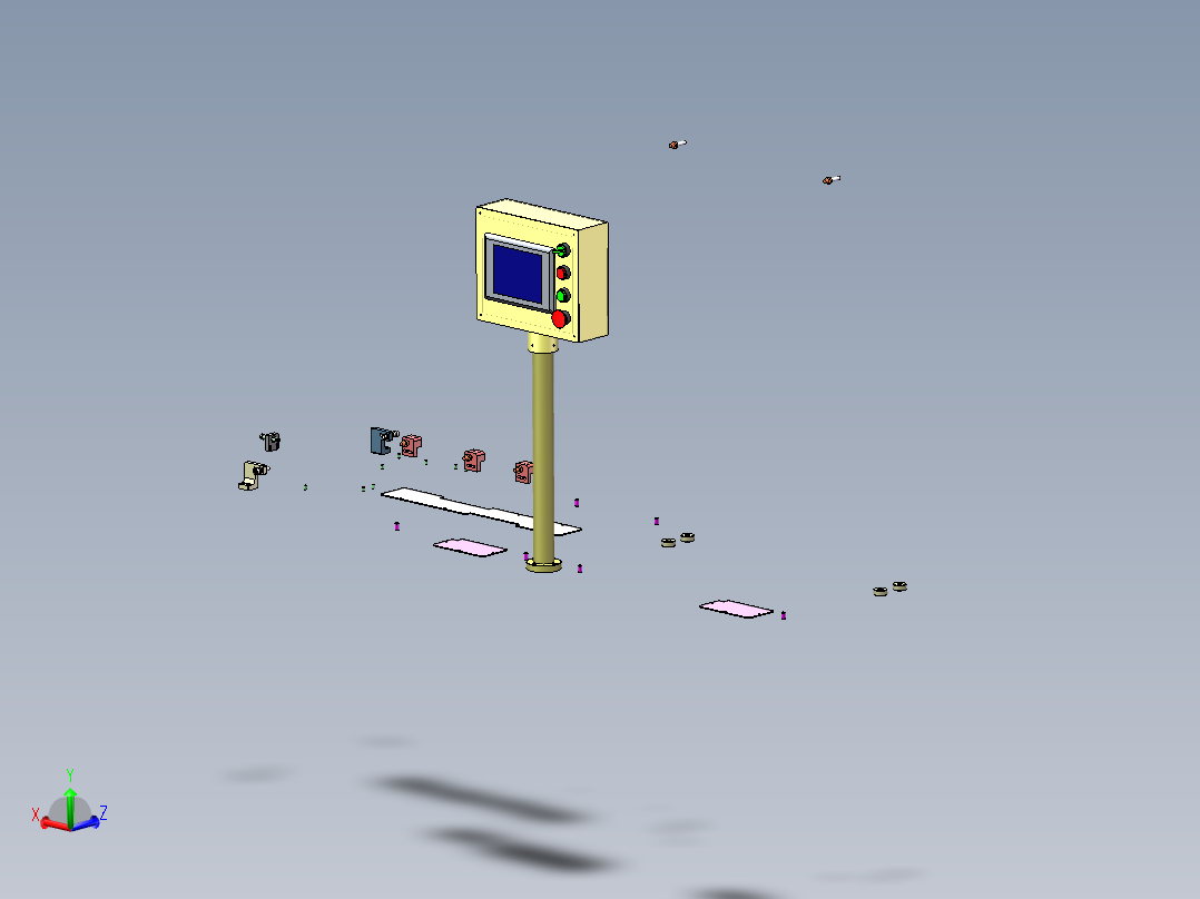 一种皮带线升降设备