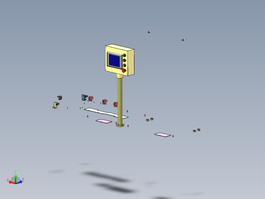 一种皮带线升降设备