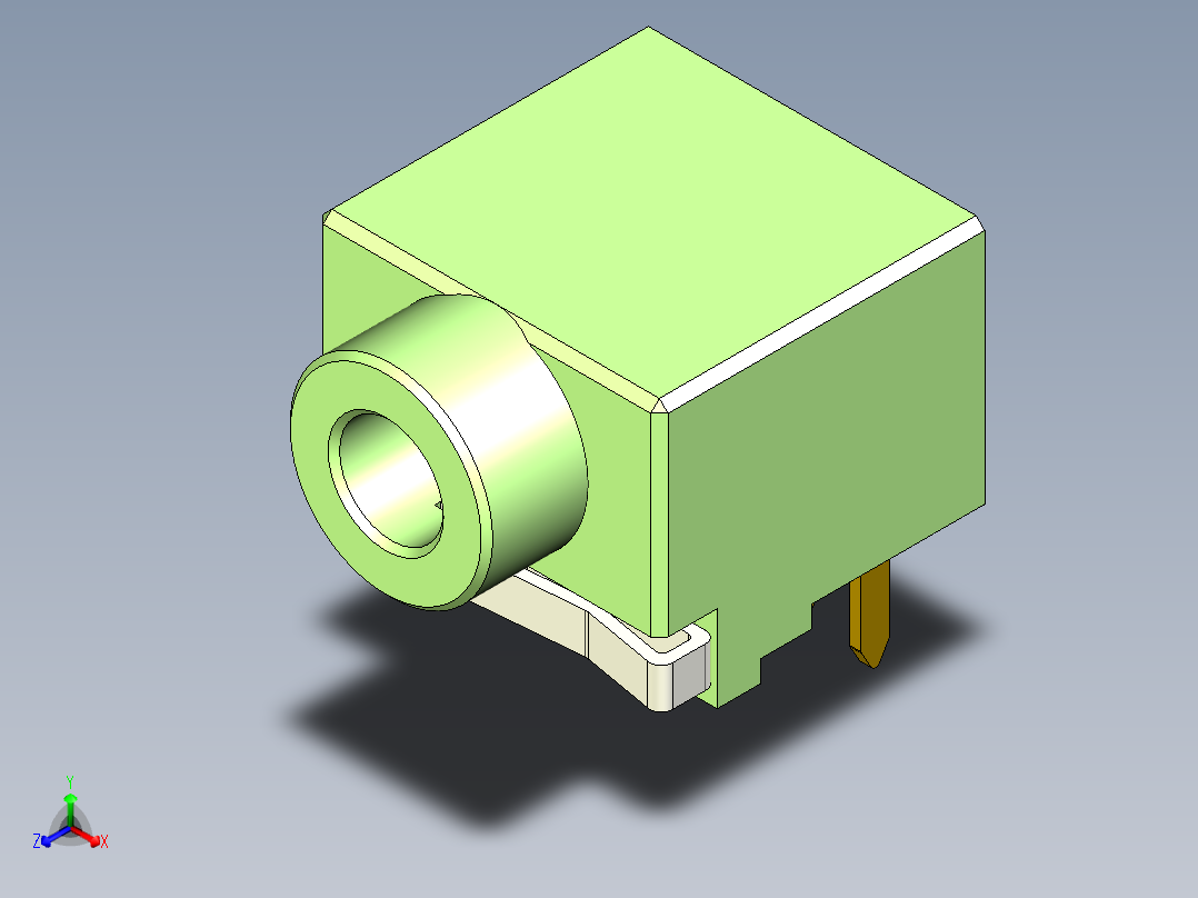 音频插孔连接器ja13331 n54d 4f 14主视图