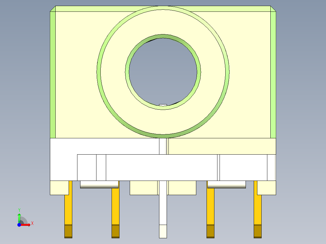 音频插孔连接器ja13331 n54d 4f 14前视图