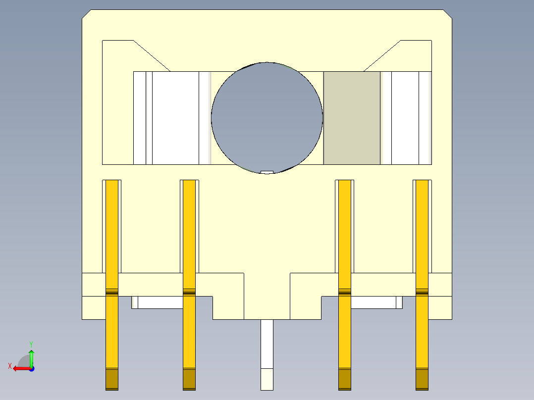 音频插孔连接器ja13331 n54d 4f 14后视图