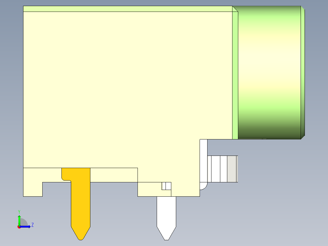 音频插孔连接器ja13331 n54d 4f 14左视图