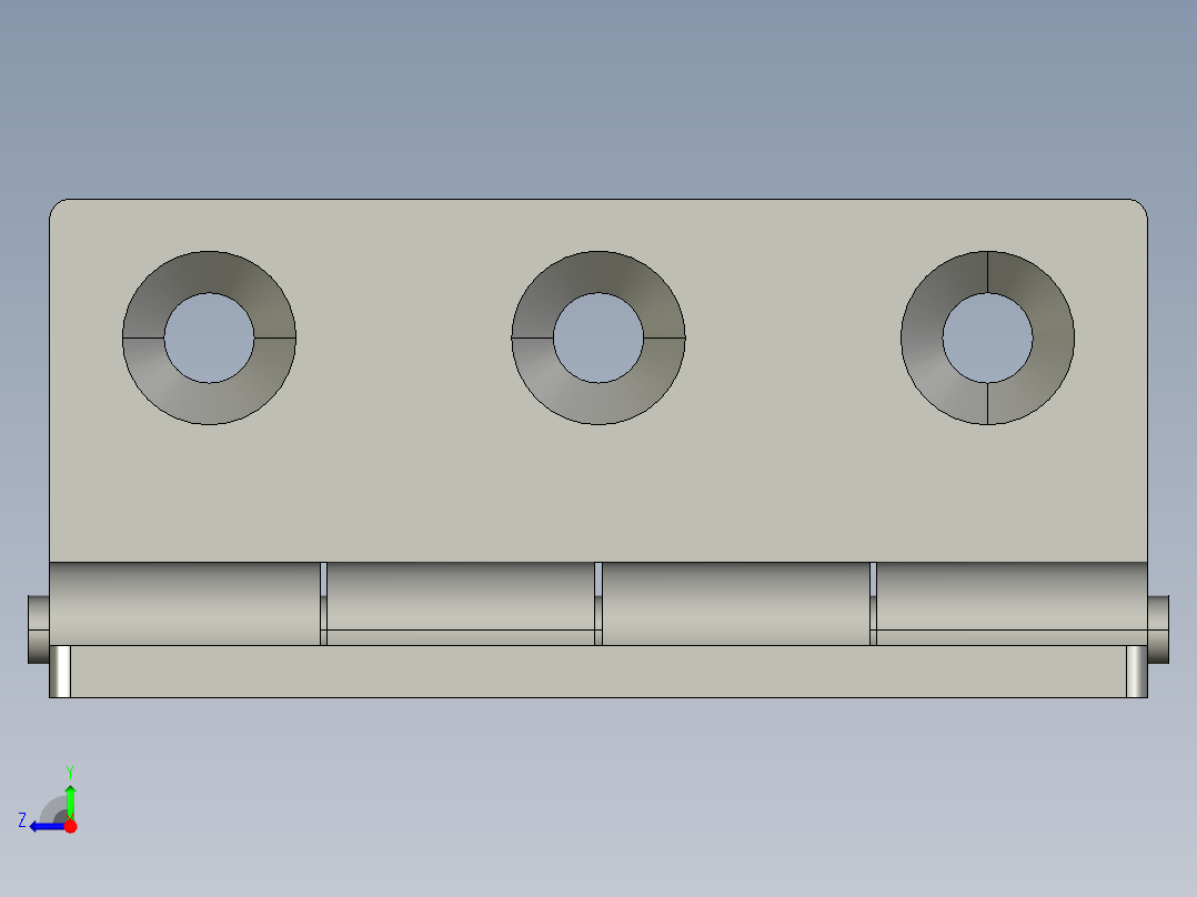 GY-AB5-AL12-6279A铝合金合页右视图