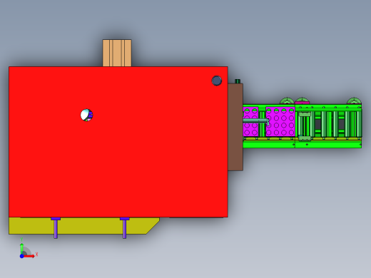 自动排列的激光打标流水线前视缩略图