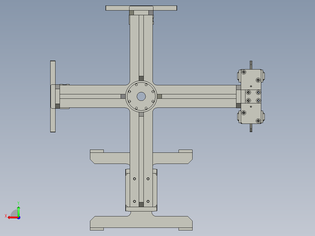 塑料条取手装配后视图