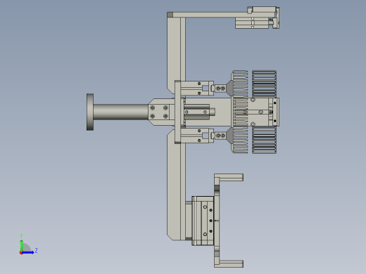 塑料条取手装配左视缩略图