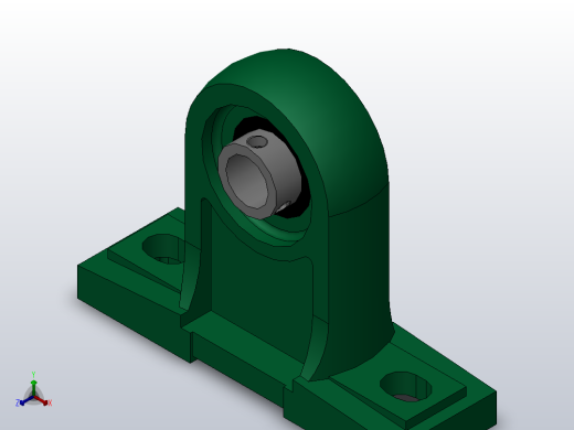 带高中心立式座顶丝外球面球轴承[UCPH型]_UCPH 203