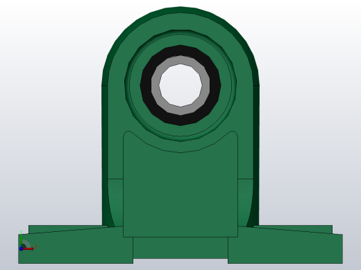 带高中心立式座顶丝外球面球轴承[UCPH型]_UCPH 203前视缩略图