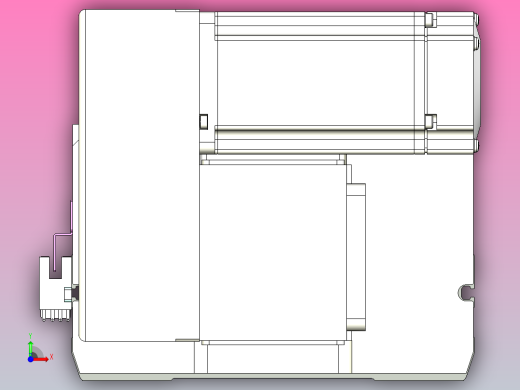 ATB17-LU-300-400W伺服电机ATB17 皮带驱动直线滑台模组前视缩略图