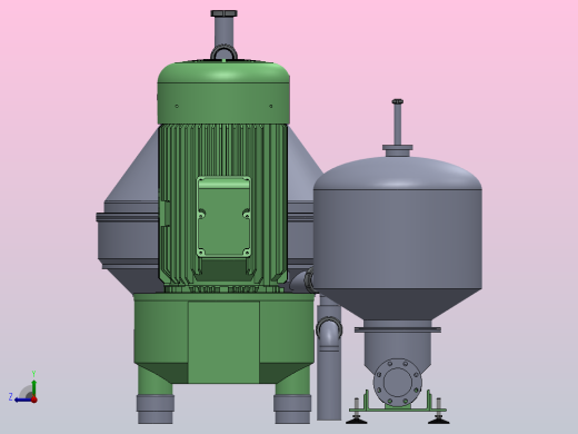 分离器分离设备separator-2832-模型格式为 sw右视缩略图