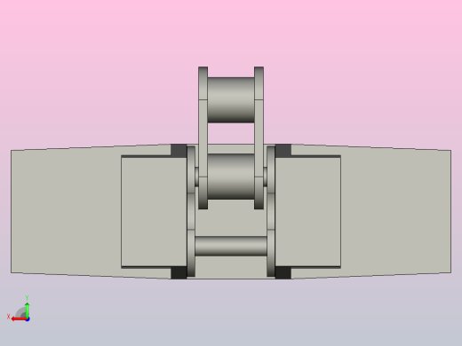 1873-K450-C2扣链式转弯链板(无轴承)后视缩略图