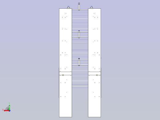 一款间距进给机构3D图后视缩略图
