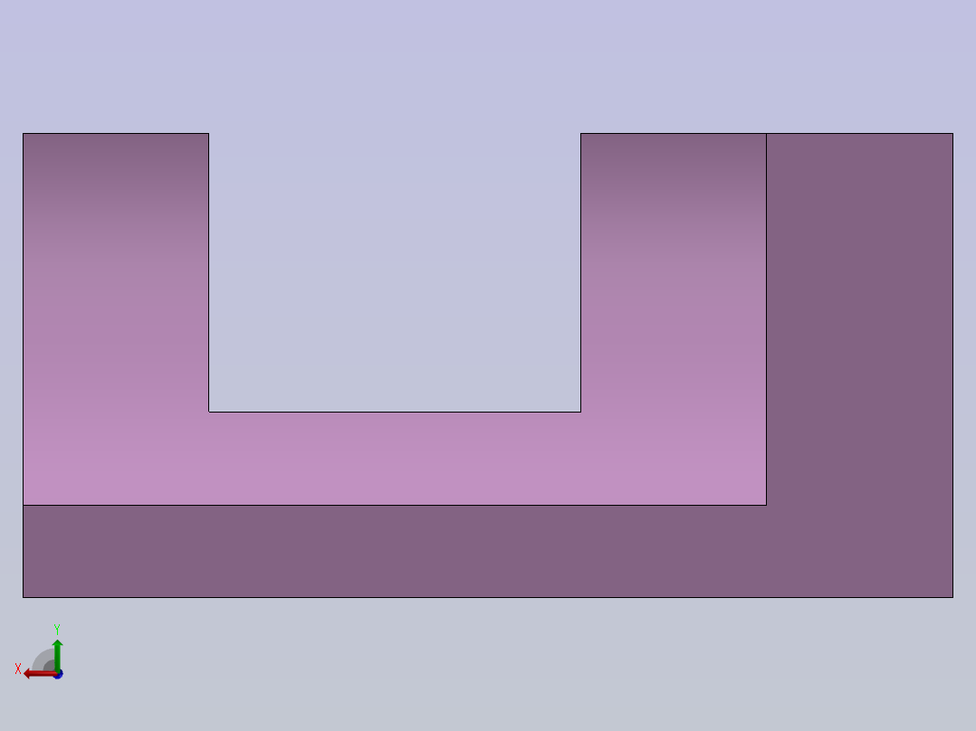 初学者简单部件建模。Practice 05简易模型。后视图