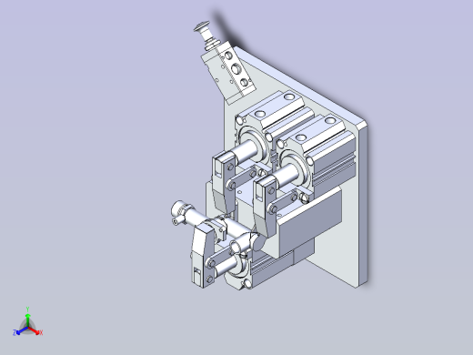 气阀体工装3D